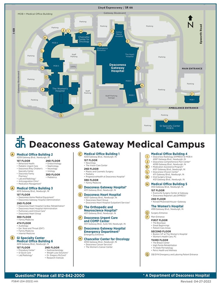 Deaconess Gateway Campus Map Images and Photos finder