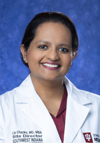 Portrait of Lia Chacko, MD, MBA