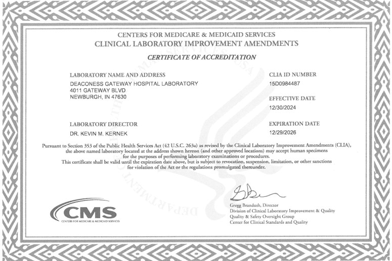 CLIA Certificate Gateway