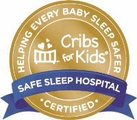 Cribs for Kids Safe Sleep Hospital seal