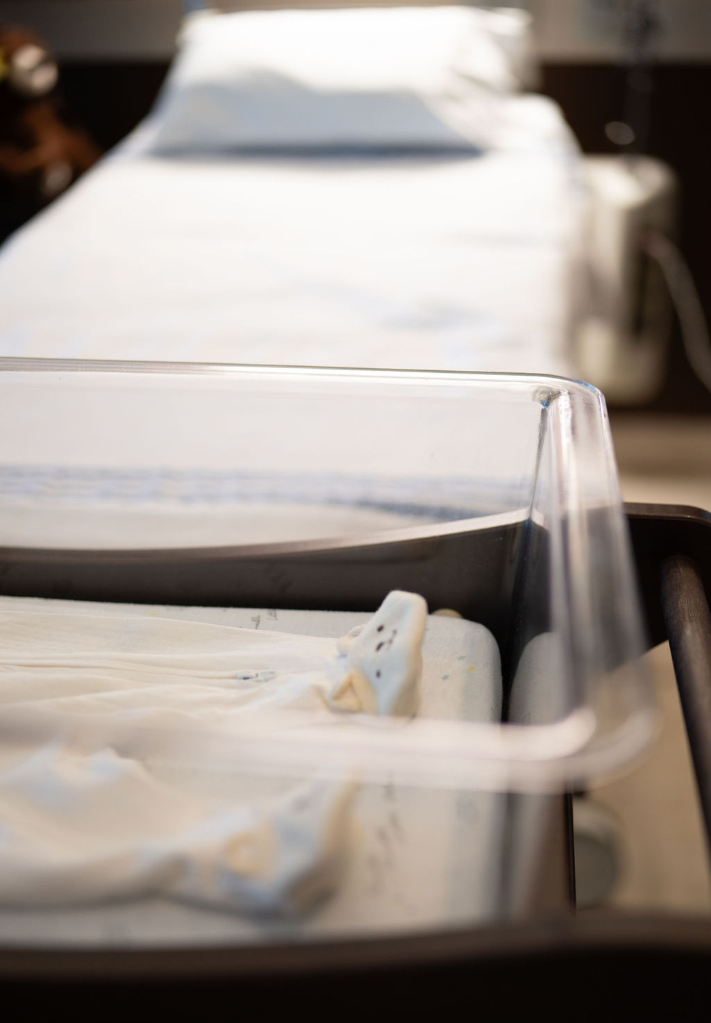 Baby in maternity room