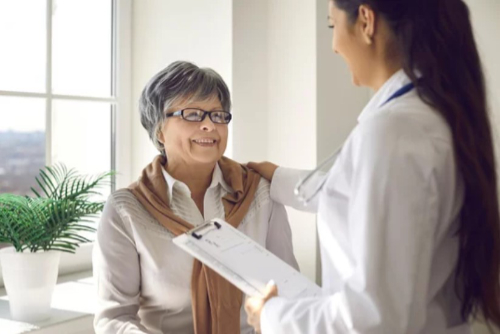 Patient Reassured by Doctor