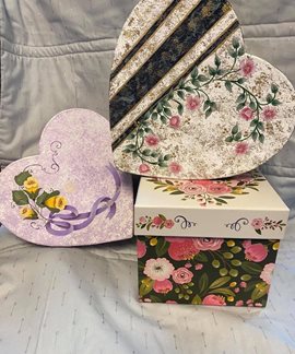 Memory box donations from members in our community