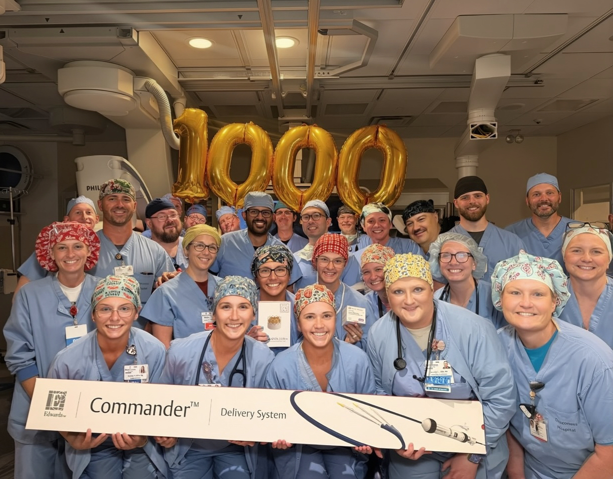 1000th TAVR Staff