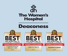 The Women’s Hospital Receives the 2024 Women’s Choice Award® as one of America’s Best  Hospitals for Obstetrics, Mammogram Imaging and Comprehensive Breast Care