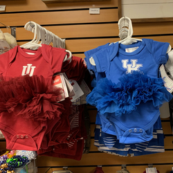 image of IU and UK baby onesies