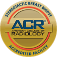 American College of Radiology Stereotactic Breast Biopsy Accredited Facility seal