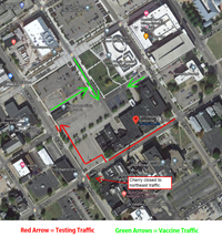 Deaconess Clinic Downtown Parking Map